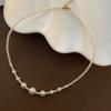 French Pearl Necklace Earrings Light Luxury Niche Collarbone Chain Gentle Temperament Versatile Neck Chain Accessories Women