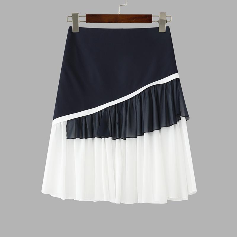 ZANZEA Women Summer Casual Splice Elegant Midi Skirts