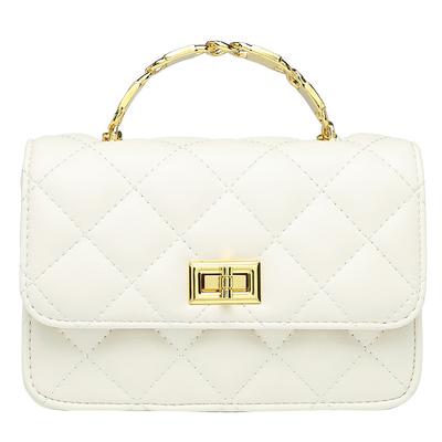 Enamel Hand-held Diamond-shaped Fashionable and Versatile Chain Single-shoulder Bag, Trendy Commuting Small Square Bag, Crossbody Bag