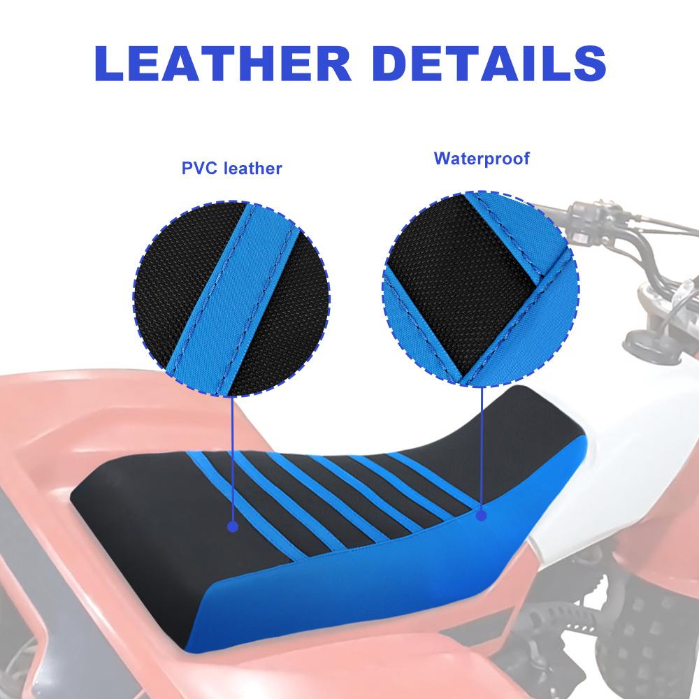 For HONDA ATC 200X ATC200X 1983 1984 1985 Motorcycle Seat Cover PVC Leather Waterproof Non-Slip Seat Saddle Cushion Cover