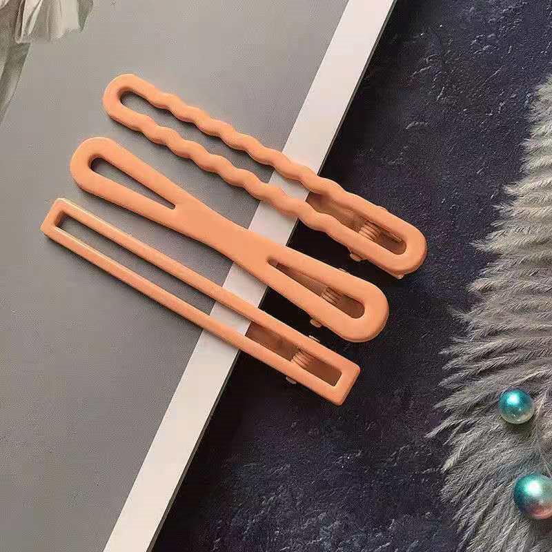 Clipsuri de păr mate Spot Morandi: Clipsuri Duckbill și agrafe Bobby pentru fete în culori macaron