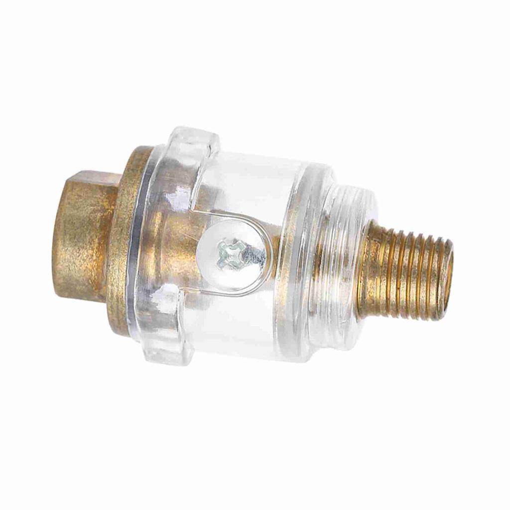 1 4  BSP Mini In Line Air Tool Oil Lubricator Oiler Compressor Pipe Automatic Lubrication