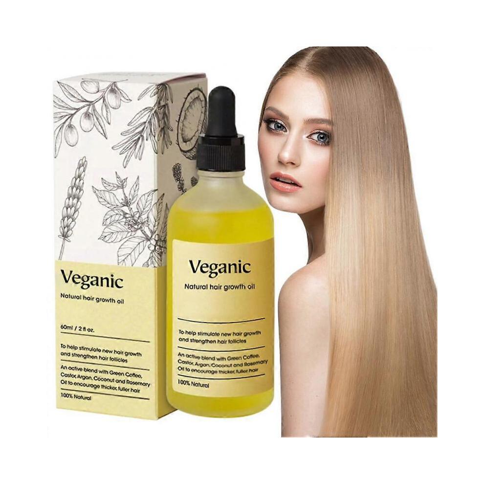 (1pcs) Veganic Hair Growth Oil with Rosemary - Deep Nourishing Formula for Hair Loss Prevention | Promote Healthy Hair Growth for All Skin Types