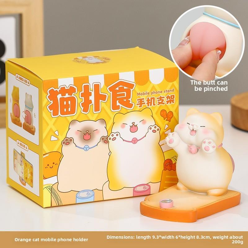 Pig Butt Resin Phone Stand For Office Desk With Unique Design Suitable For Giftgiving