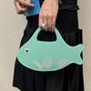 Waterproof Cartoon Fish Shape PVC Jelly Tote Bag Transparent Colorful Handbag for Concert Stadium Use