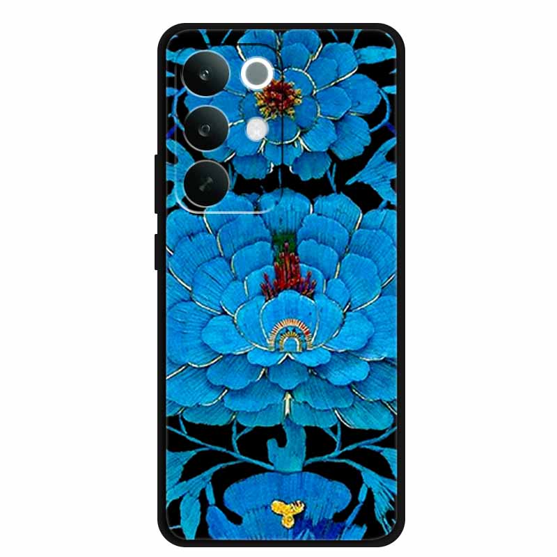 3D Dragon Case For OPPO Realme C85 4G 15X 5G Relief Coque Bumper Silicone Soft Phone Cover C 85 15 X Embossed Blossoms Funda