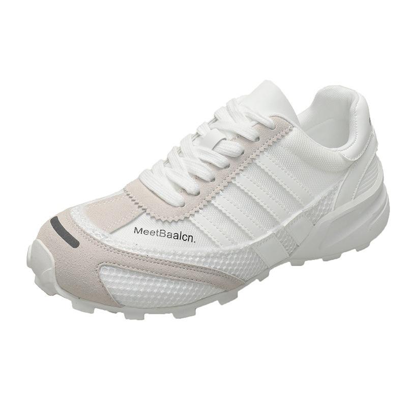 Mesh female inner height increase new summer breathable sports leisure thick baseplate shoes retro