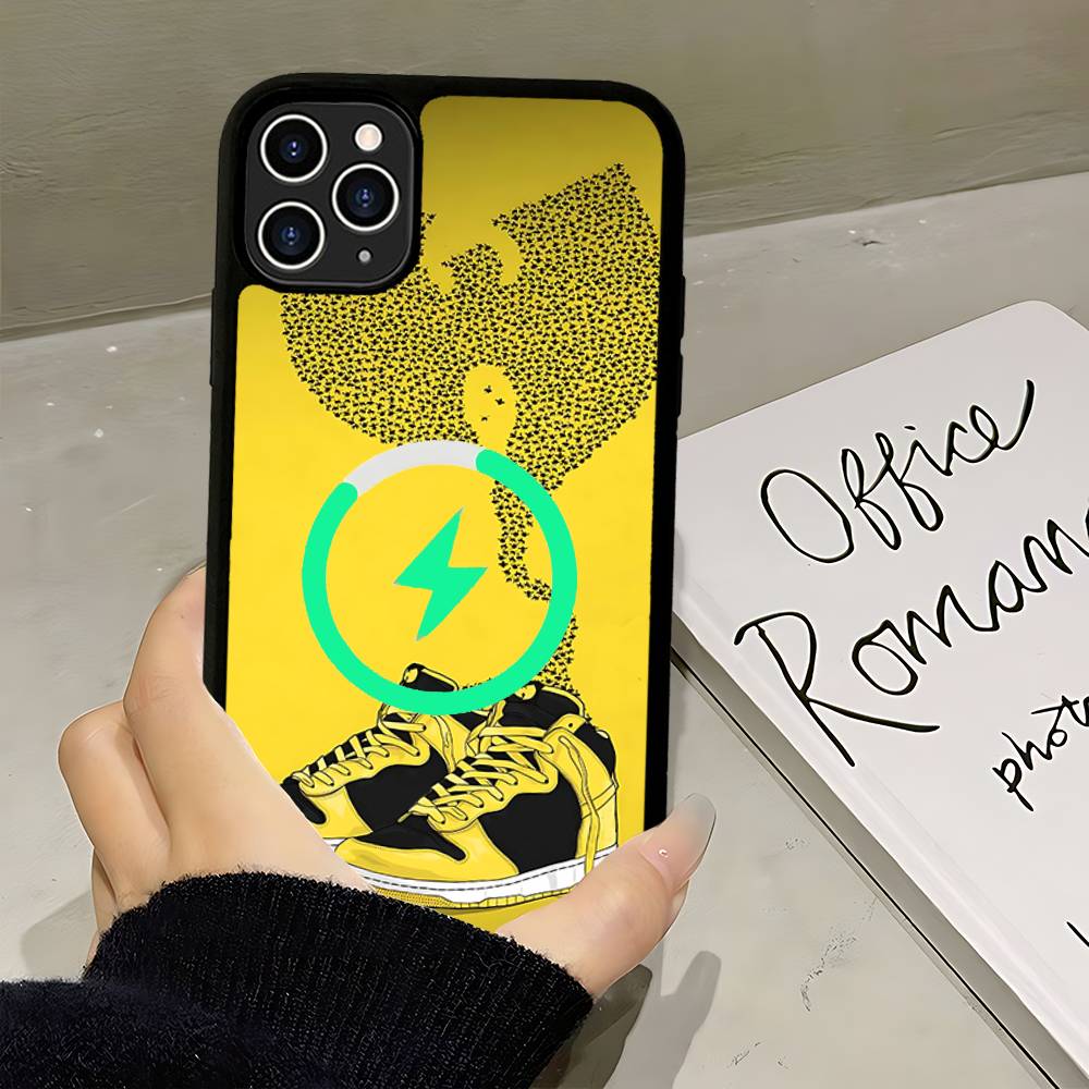Fashion Trends WU-T-TANG CLANs Magnetic Matte Phone Case For IPhone 16 17 15 14 13 12 11 For Magsafe Wireless Charge Cover