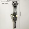 Bohemian Gothic Wooden Handwoven Flower Pot Wall Hanging Basket for Simple Home Decor