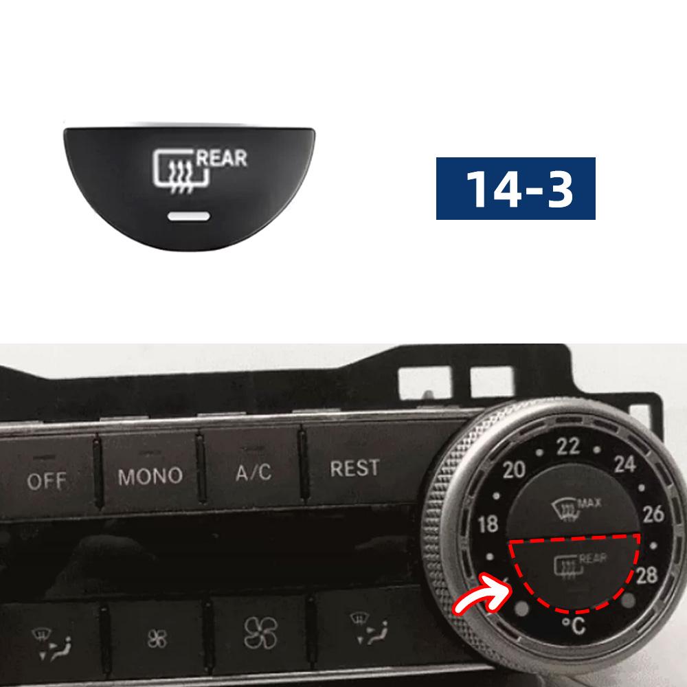 AC Air Conditioning Climate Control Switch Button for Mercedes Benz C ML SL CLS GLK GLE GLS G W204 X204 W218 W166 W292 W263 W231