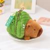 Festivals Capybara Zongzi Cartoon Keychain Stuffed Animal Doll Plush Gift Toy