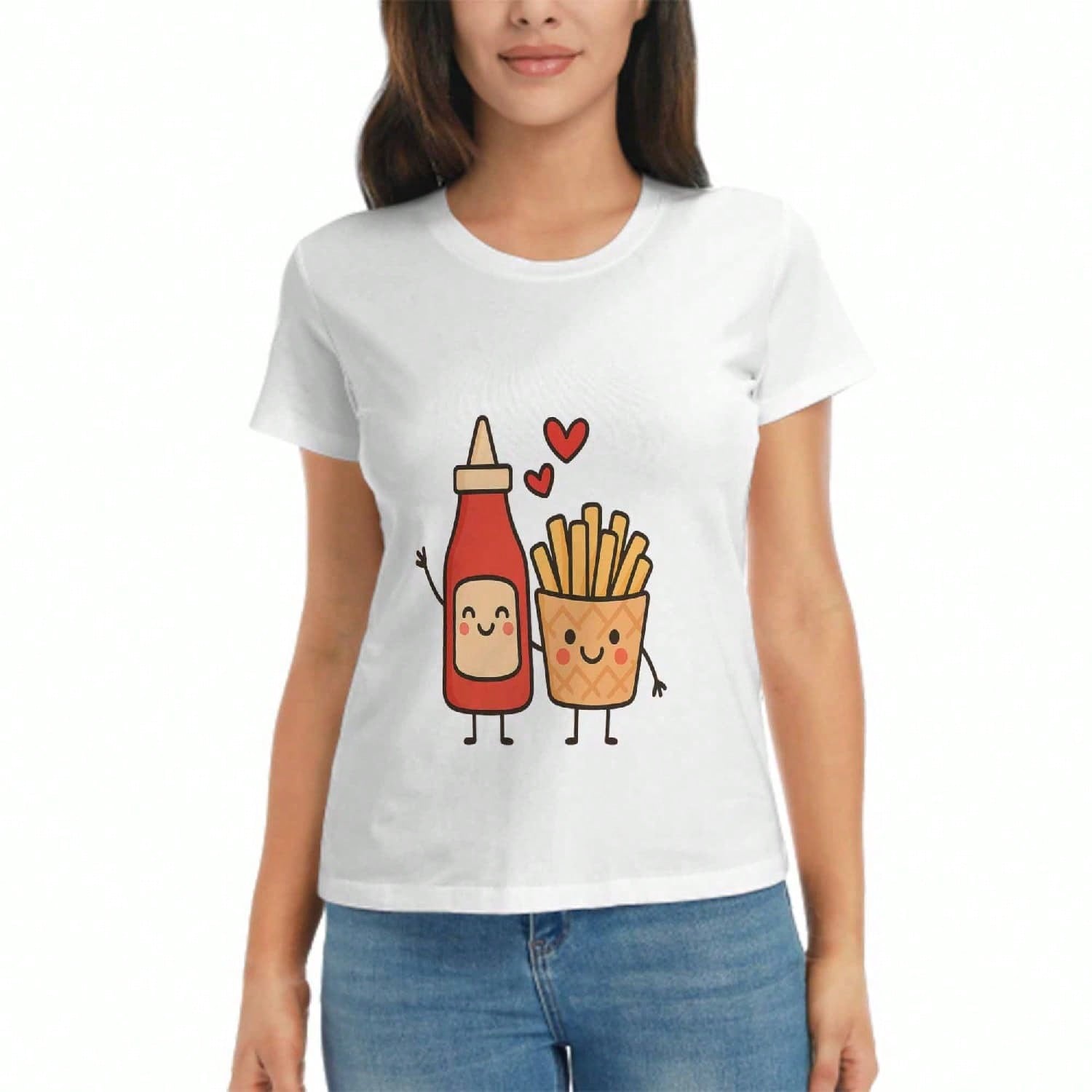 Cute Iceberg Hug Wounisex s Cotton T Shirt, Premium Cotton Print, Durable, Casual And Fashionable. Global Warming And Iceberg Illustration , Cool Ship S разноцветный