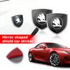3D Metal Car Styling Shield Stickers Trunk Exterior Accessories For Rapid Octavia Derivative Enyaq-iV VisionS Yeti Scala ZA1