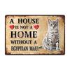 [ Kelly66 ] Pets Cat Bombay Siamese Burmese Birman Abyssinian Metal Sign Home Decor Bar Wall Art Painting 20*30 CM Size Dy147