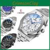 Chenxi Multi-function Sports Watch For Men Waterproof Quartz Watch With Steel Strap
