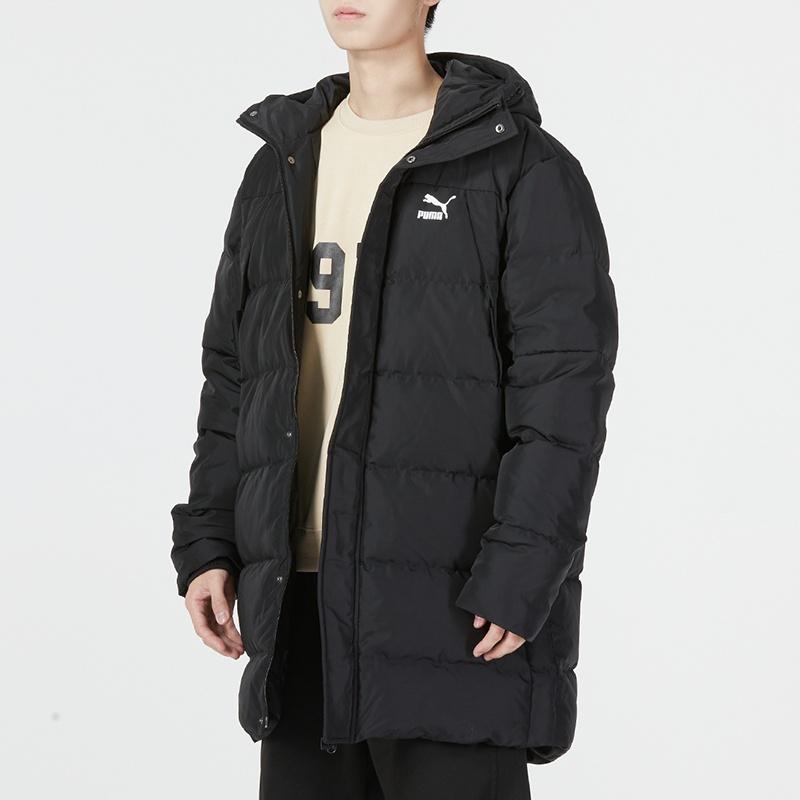 Puma Protective Hooded Down Coat 'Black' Men's 535582-01