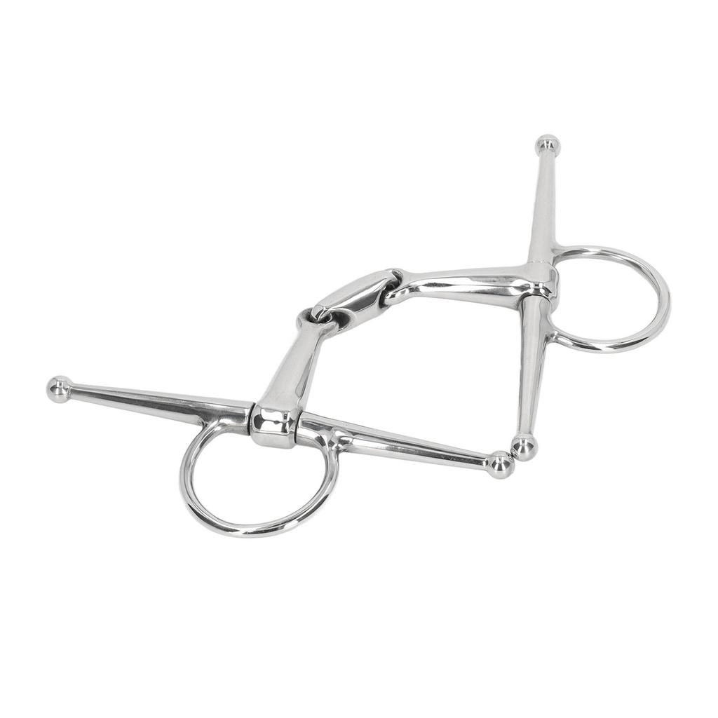 135mm Horse Mouth Bit Stainless Steel Horse Cheek Snaffle for Cultivation Outdoor Gift
