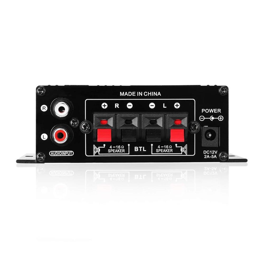 1pcs HiFi Sound Power Amplifier System 12V Power Sound Amp Receiver Mini Stereo Amplifier Home Use