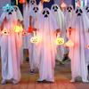 Morytrade Pelerină Fantomă Cosplay Fantomă Halloween Doar Pune-o Costum Copii (130cm)