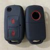 ZAD Silicone Car Key Case Cover Protection for VW Amarok Polo Golf MK4 Bora Jetta Altea for Seat for Skoda Octavia Fabia 2Button