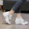 Comemore New Spring Autumn Lace-up Wedge Sneakers Women Breath Thick Bottom Lightweight Sports Shoes Comfortable Leisure Shoes