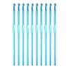 10pcs Aluminum Crochet Hook 2mm-6.5mm Knitting Needles Straight Single Pointed Crochet Hook Setfor DIY Craft Yarn