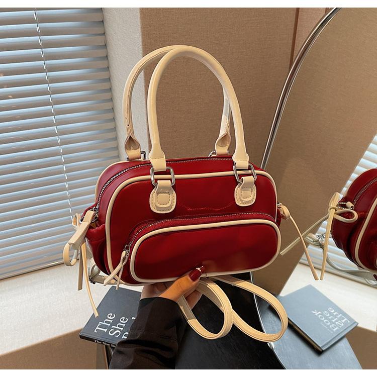 

Vintage college style backpack bag women s new trendy fashion portable pillow bag large capacity shoulder bag