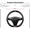 ZCKOT1 38CM Anti Slip Car Steering Wheel Cover Carbon Fibre Texture For VW GTI Polo Golf Passat Tiguan Arteon Touareg CC Taigo Caddy