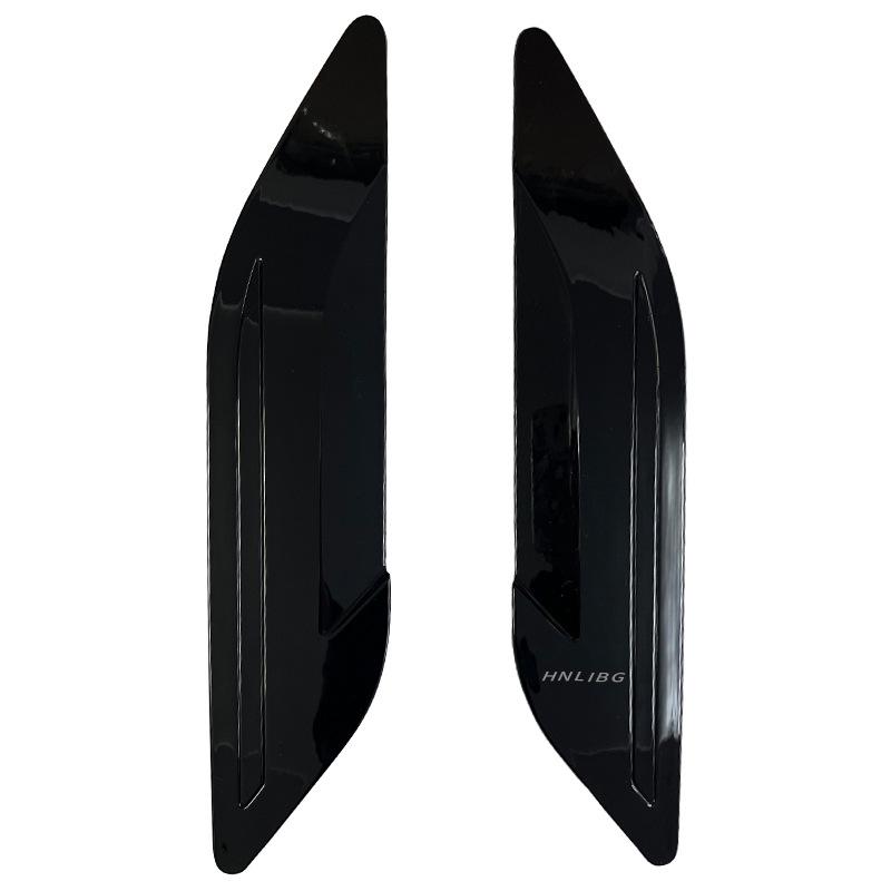 Black Electroplated Silver Hood Air Vent for 2020 Land Rover Range Rover Evoque (LR114468 LR114465)