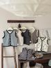 88301 Kids' Fashionable Fleece Vest - 2025 Autumn/Winter Warm Sleeveless Jacket