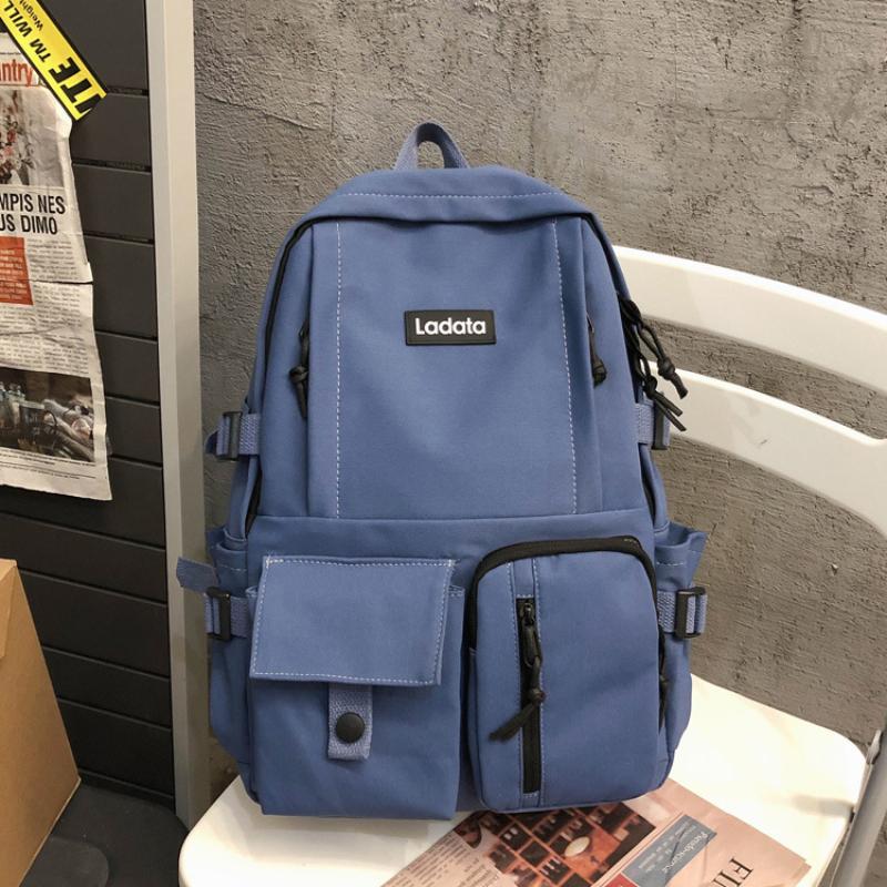 Korean Style Simple Student Backpack