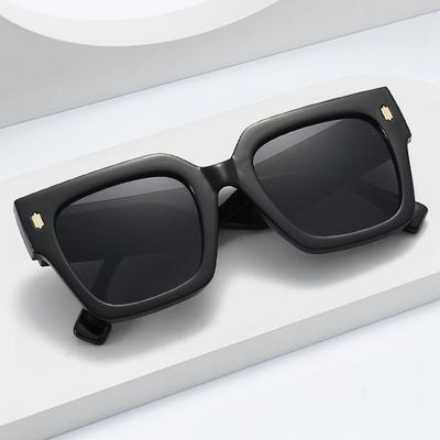 Trendy Square Sunglasses For Women & Men  Fashionable Uv Protection Glasses Stylish Shades For Sun Protection Must-Have Eyewear