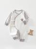 Baby Butterfly Monk Bodysuit - All Seasons A-Class Pure Cotton Jumpsuit for Crawling