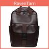 Pu Leather Student Backpack With Laptop Pocket For Daily Use
