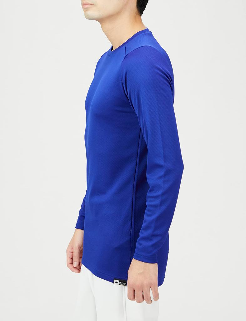 SSK Undershirt Low-Neck Long-Sleeve Mid-Fit