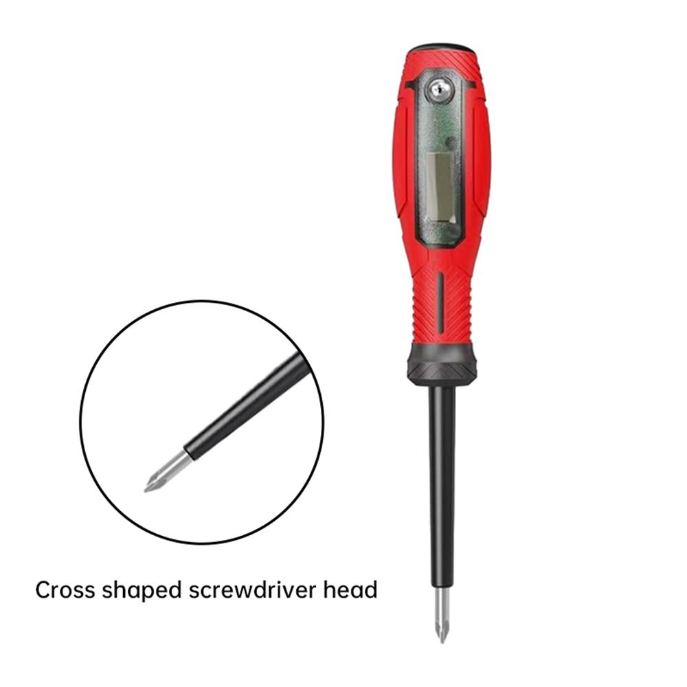 12-220V Non-Contact Screwdriver Voltage Tester Pen LCD Display Screen Voltmeter Detector Electrical Pen Voltage Indicator