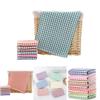 Polyester Plaid Tea Towel For Kitchen Cleaning And Home Use