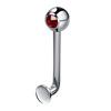 1Pc Steel Fashion Stainless Ring Genital Vertical Barbell Body Piercing Jewelry Gift