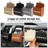 OXXN7 For KIA Multifunctional Car Air Outlet Storage Box Hanging Phone Organizer Tool Auto Accessories Ceed 2021 2020 2019 2018 2017