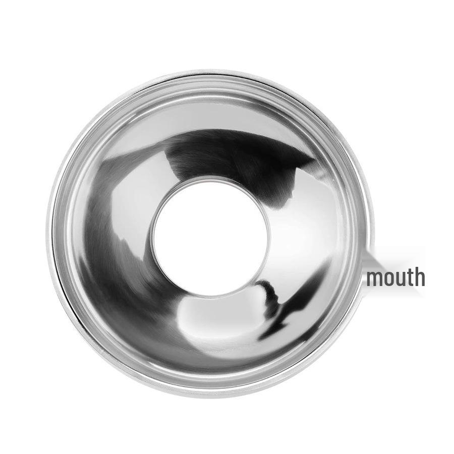 

Large Food-Grade Stainless Steel Kitchen Funnel for Oil, Jam, and Salad With Wide Mouth