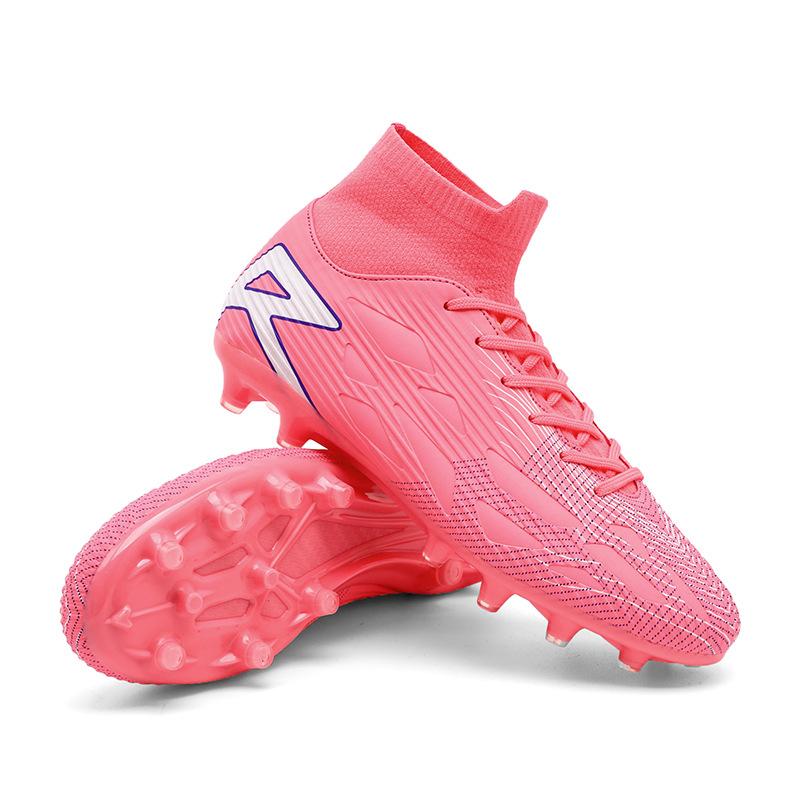 European Cup New Broken Nail Football Shoes Men's High-top Adult Large Size Youth Training Long Nail Sports Shoes Women