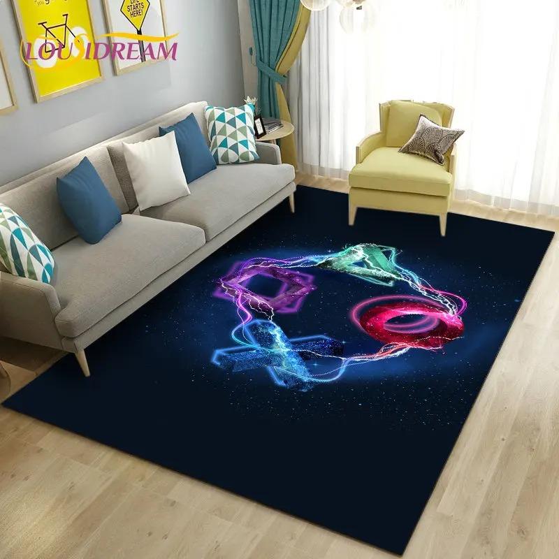 Tappeto per controller di gioco per giocatori di cartoni animati 3D, tappeto per soggiorno, camera da letto, divano, decorazione zerbino, tappetino antiscivolo per bambini