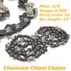 14 Inch 52 Chain Link Chainsaw Saw Drive Link Link 3 / 8lp  Caliber Saw Blade for Garden Tools