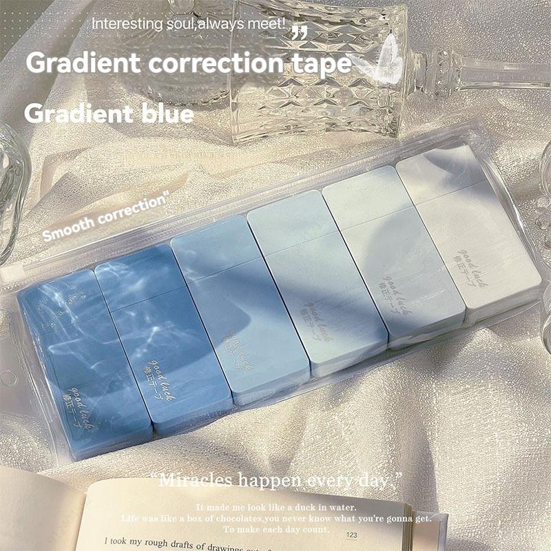 Xiaomi 1 Set/6 Piece Cute Kawaii Macaron Correction Tape Altered Tools School Office Corrector Stationery Kids Sweet Back To School