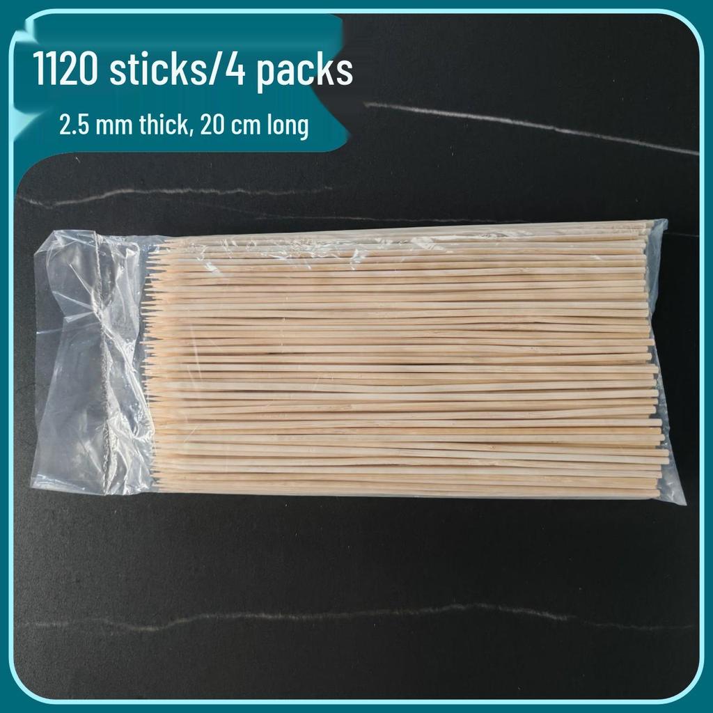 Disposable Bamboo Skewers for BBQ, Mutton, Spicy Hot Pot, Grilled Sausage, and Starch Sausage