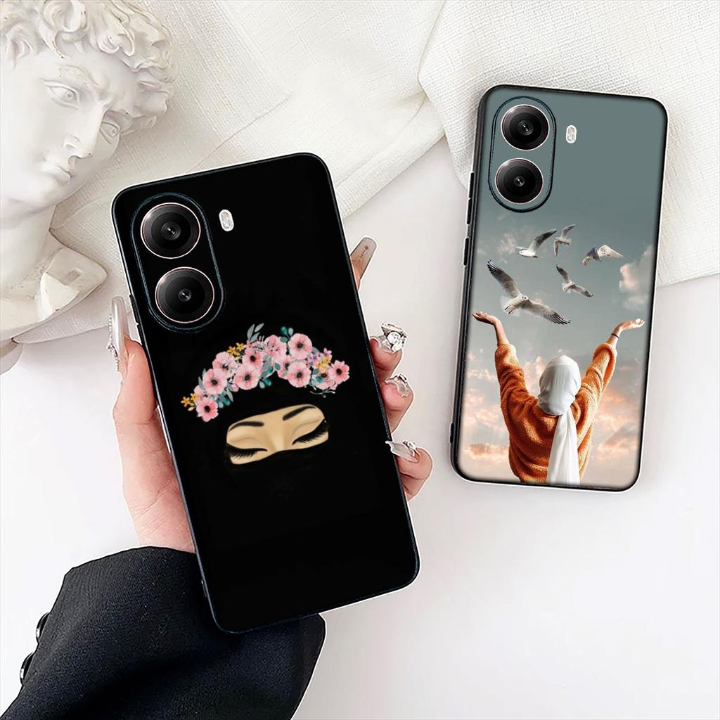 Arabic Islamic Muslim Muslimah Phone Case for Apple iPhone 12 13 Mini XS 11 Pro Max 7 8 Plus + XR 8+ X SE 2020 SE3 Soft Cover