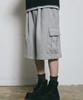 BUNKERBUSTER Cargo Pocket Bermuda Banding Shorts Mq2Pu389_Melange Grey