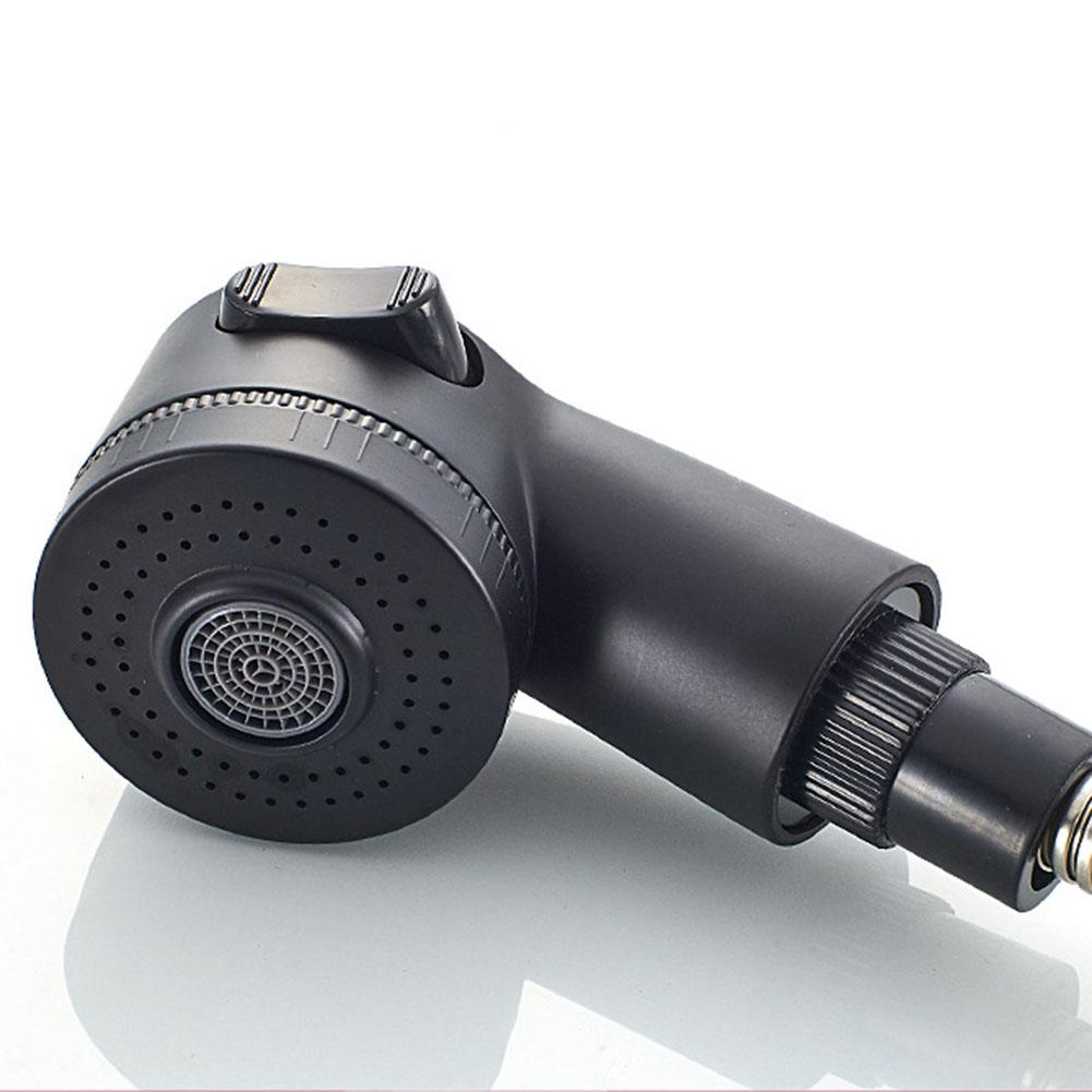 1pcs Shower Head Adjustable Black Faucet Accessories