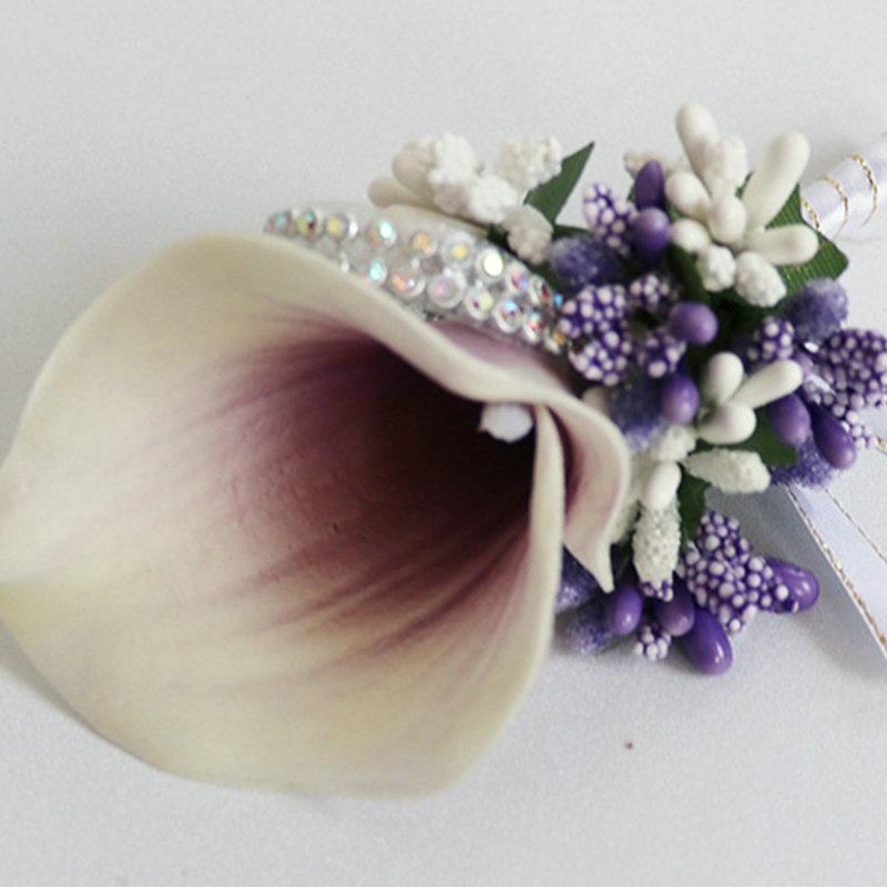 Hochzeit Corsage Bräutigam Boutonniere Bouquet Party Simulation Dance Handgemachte Brosche Braut Brosche