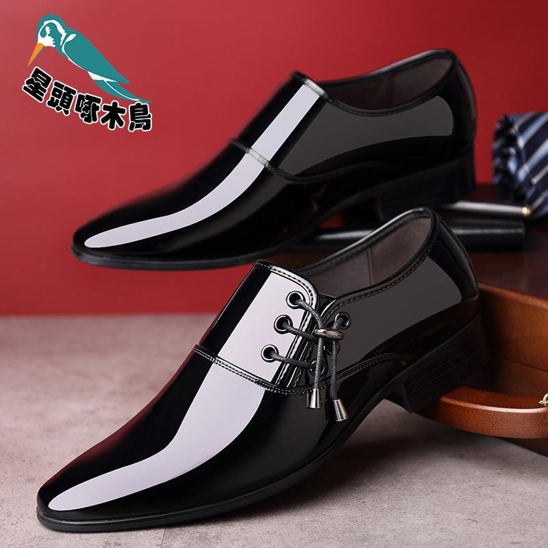 

2025 summer new lace-up leather shoes men s business casual shoes men s leather shoes 38